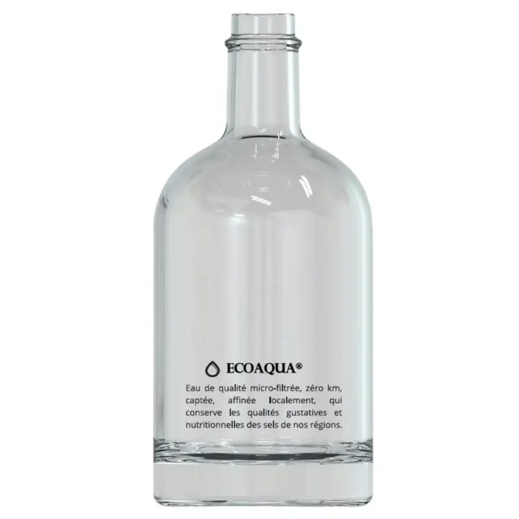 Bouteille en verre ECOAQUA
