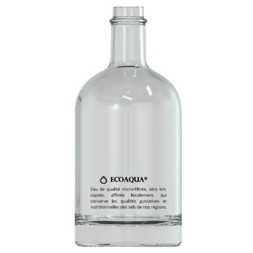Bouteille en verre ECOAQUA